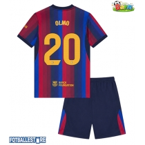 Barcelona Dani Olmo #20 Hjemmedraktsett Barn 2026-27 Kortermet (+ Korte bukser)